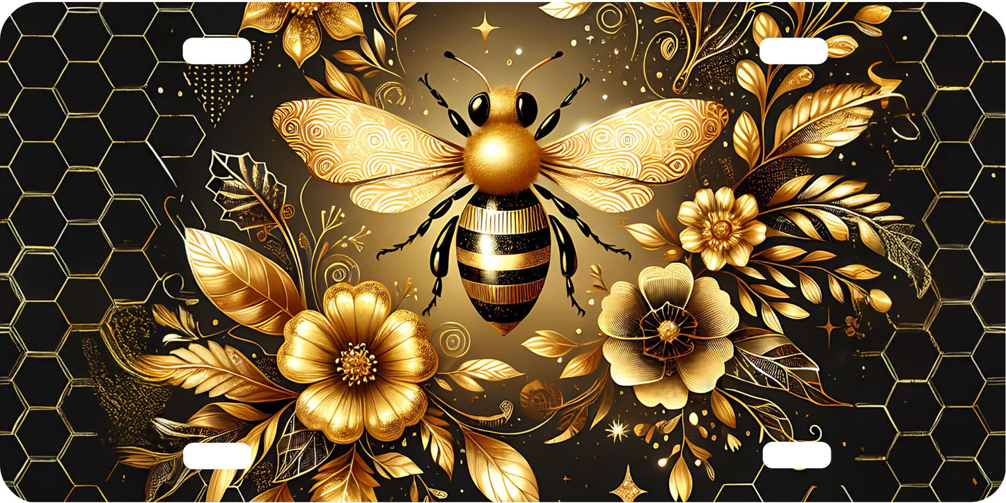 License plate -Honeybee