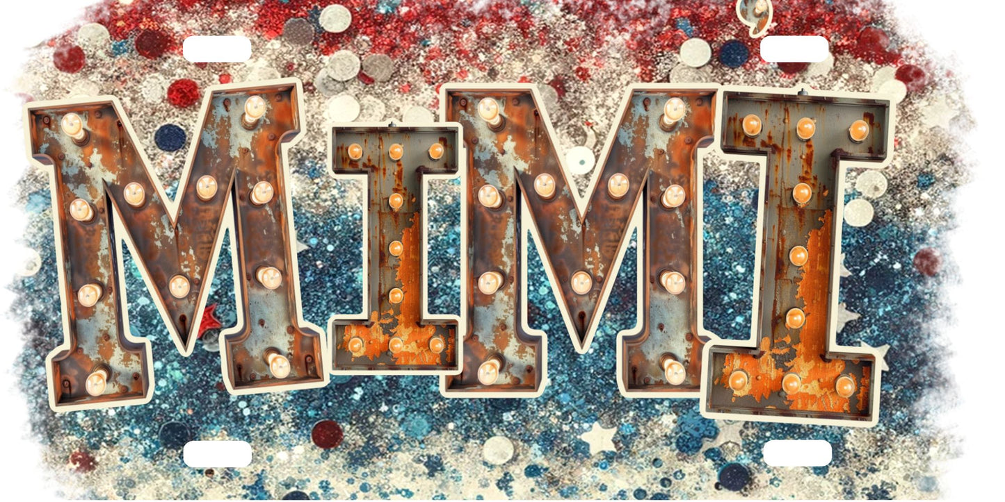 License plate-MIMI