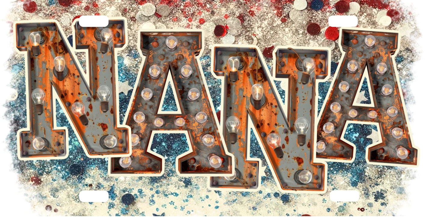 License plate-NANA