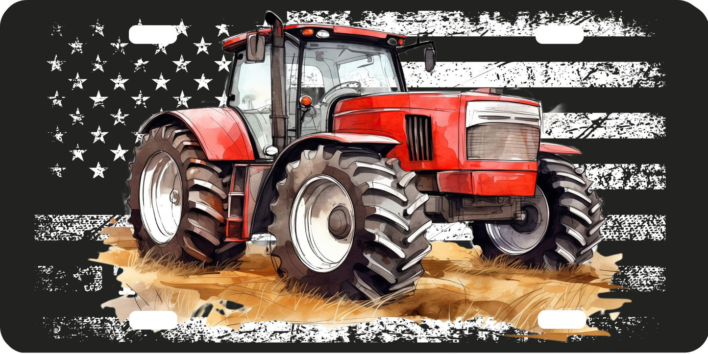 License plate-Tractor