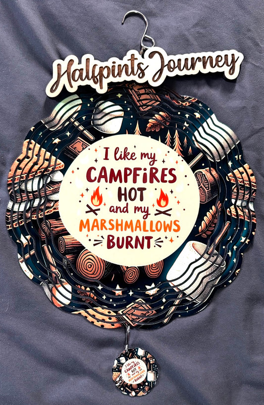 10” Wind Spinner w/tail -Campfire